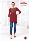 Vastra Vol 3 By Mayur Cotton Ajrak Printed Short Tops Wholesalers In Surat
